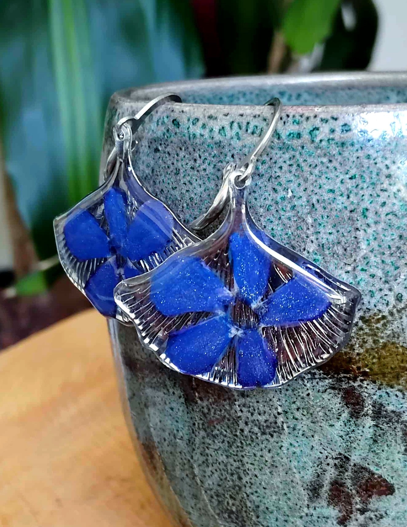 Boucles d'oreille, Pervenche