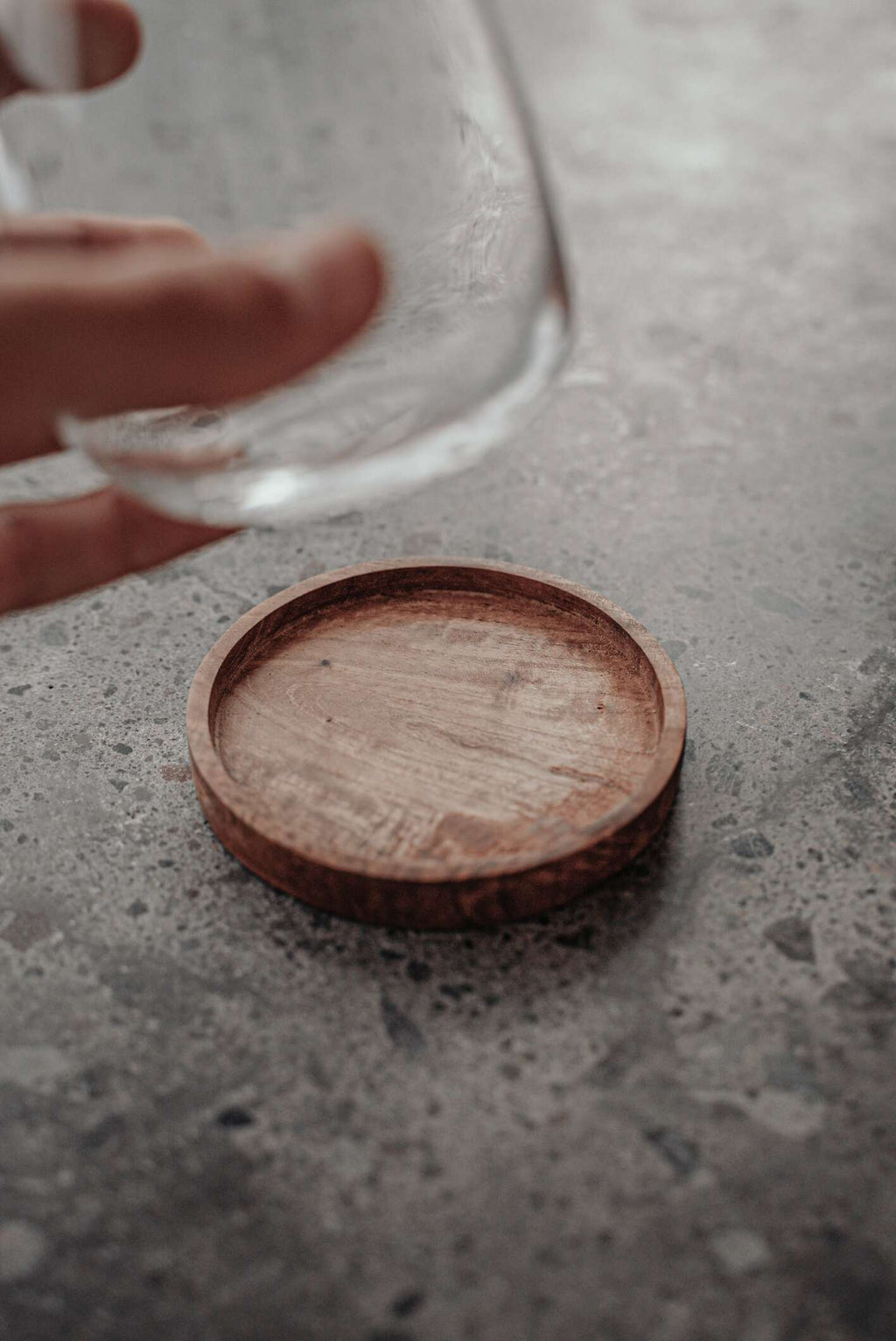 SOUS VERRE EN BOIS EXOTIQUE ~ MEJA