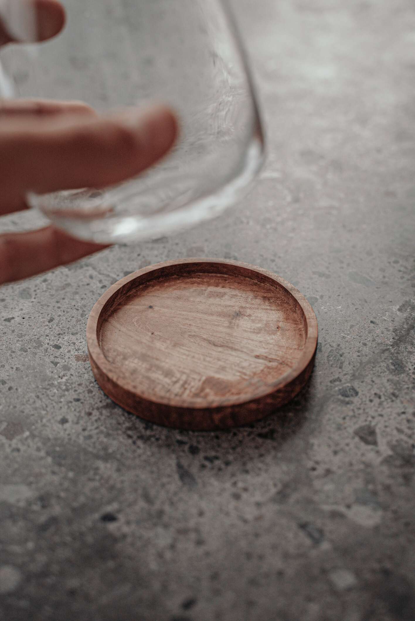 SOUS VERRE EN BOIS EXOTIQUE ~ MEJA