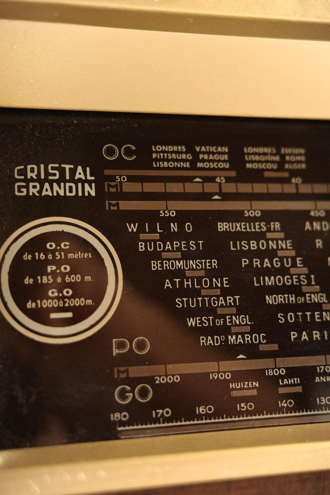 Radio Bluetooth Cristal Grandin Vintage 50’S