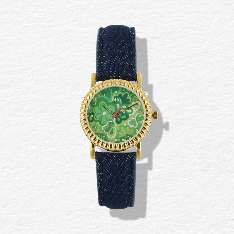 Montre Verte Flower