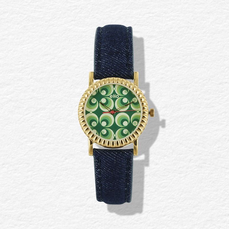 Montre Spirale Verte