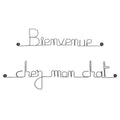 Message simple en fil de fer