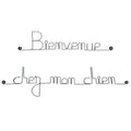 Message simple en fil de fer