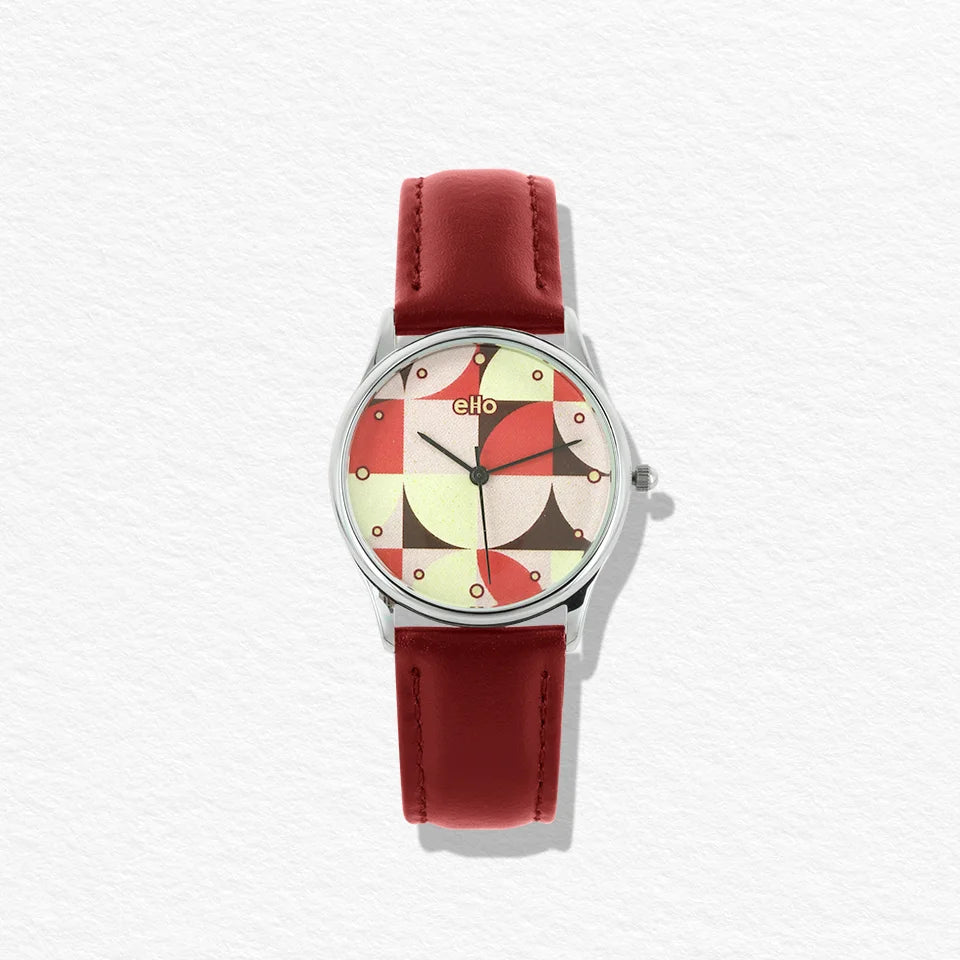 Montre Rouge Géom