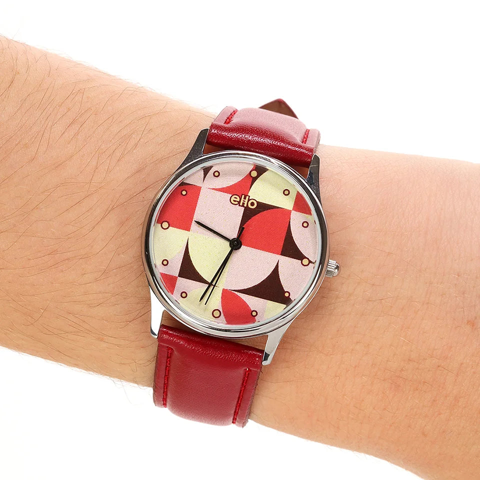 Montre Rouge Géom