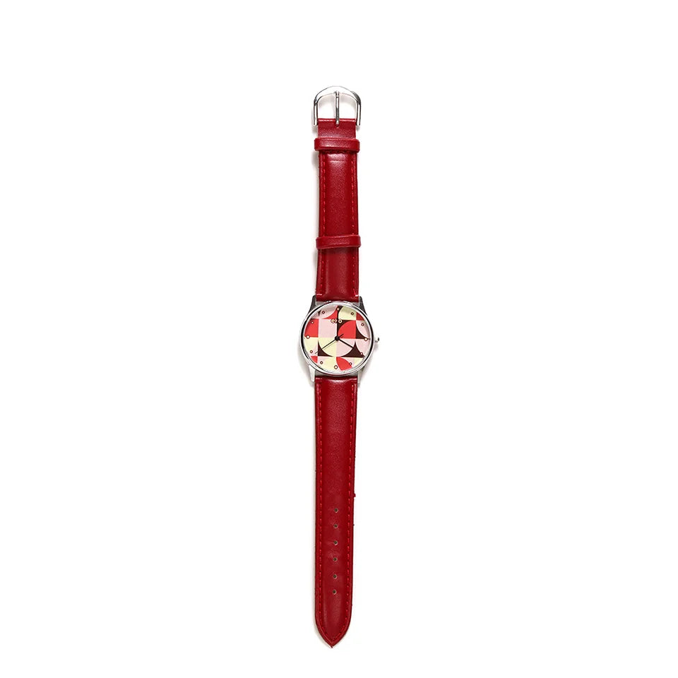Montre Rouge Géom