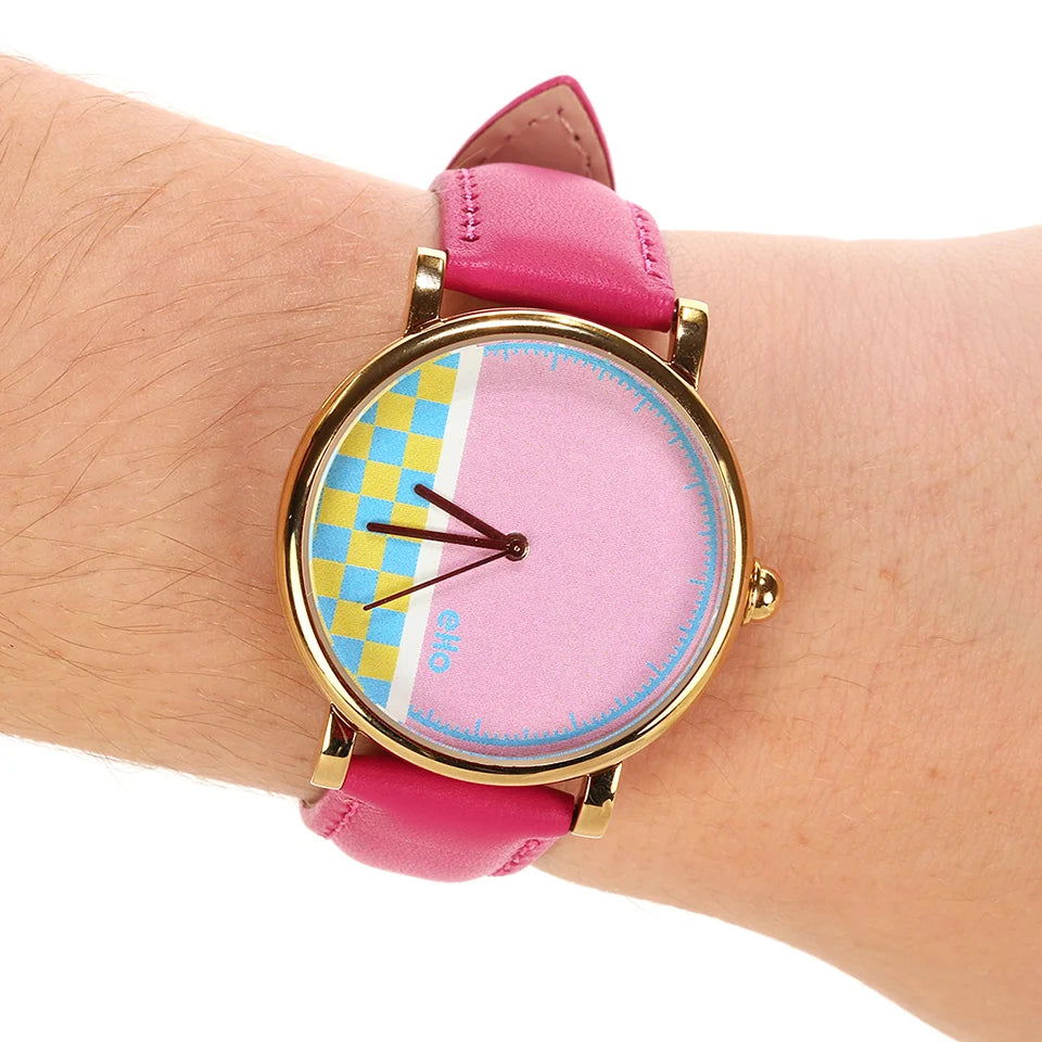 Montre Pixel Rose