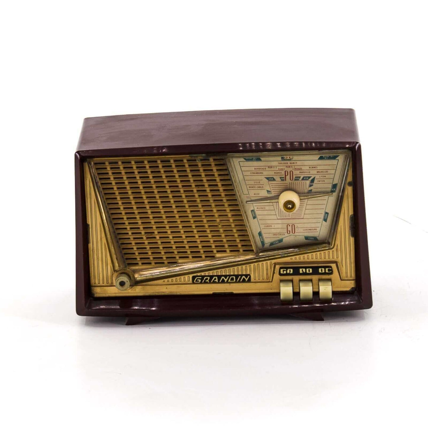 Radio Bluetooth Cristal Grandin Vintage 60's enceinte connectée bluetooth haut de gamme prodige radio vintage design