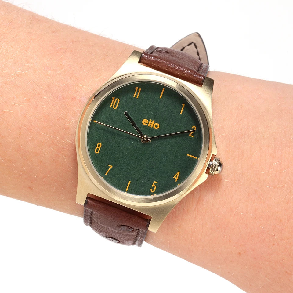 Montre Marron Minimale