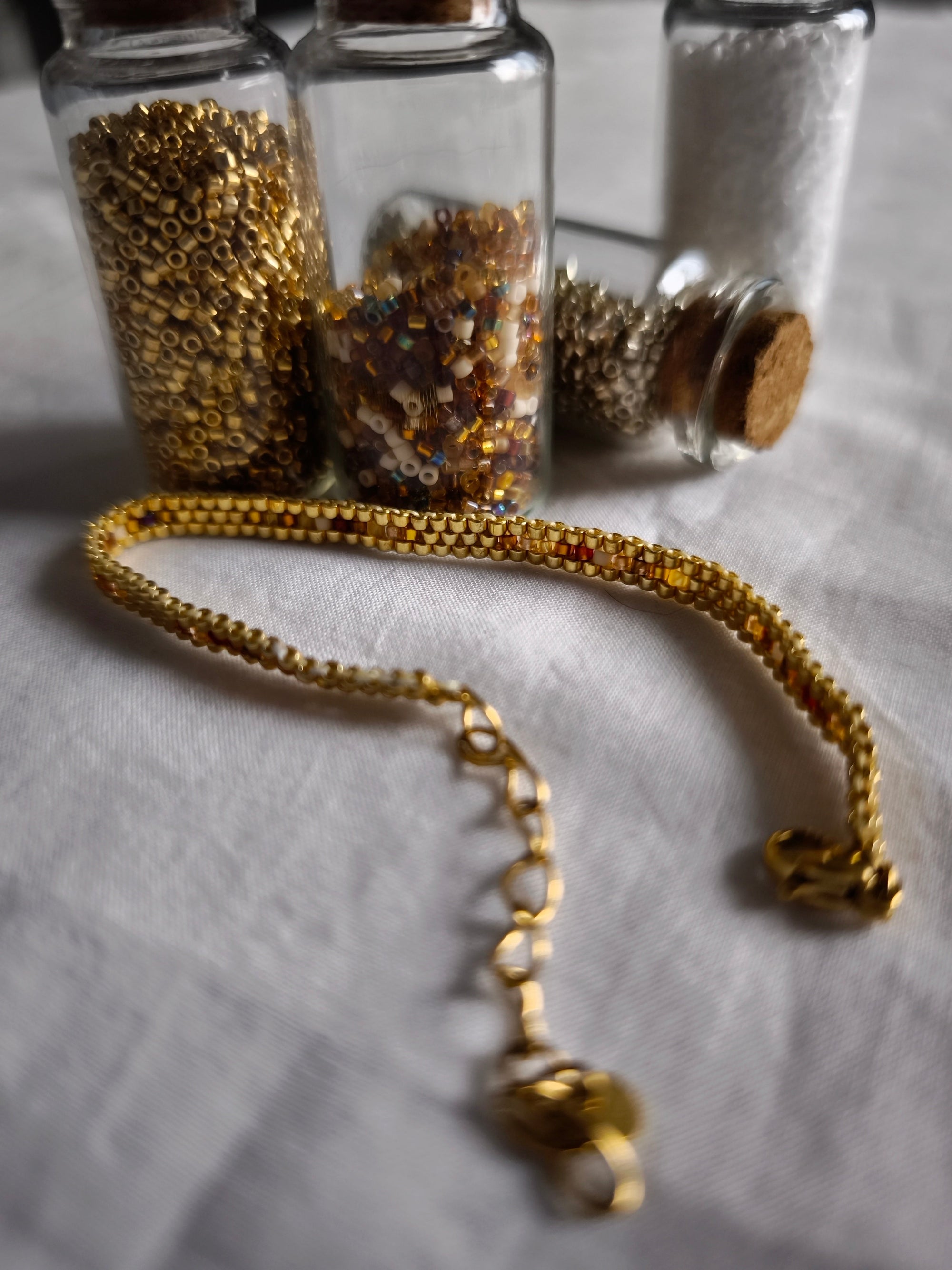 Bracelet XXS 3 Rangs - Finition Or