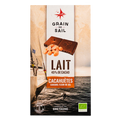 Organic Milk chocolate bar with peanuts, caramel and sea salt - 100g