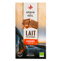 Organic Milk chocolate bar with caramel and sea salt - 100g