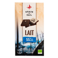 Tablette de chocolat au Lait intense en cacao 55% - 100G - BIO