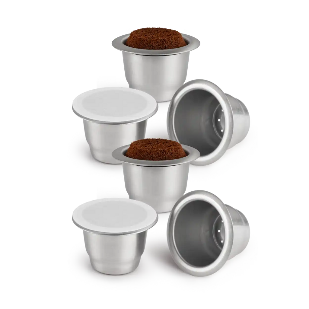 Capsules réutilisables & rechargeables en inox compatibles Nespresso®