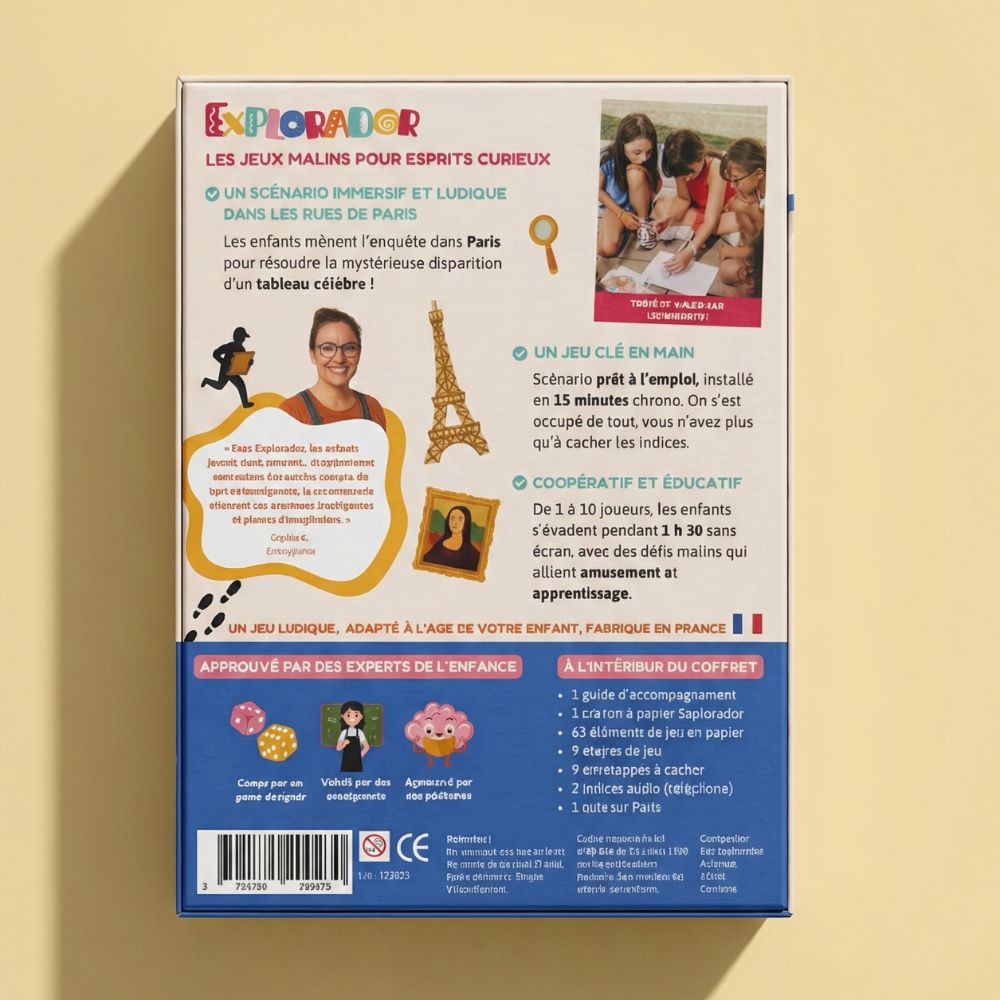 Investigation Box - Disappearance at the Louvre - Ages 12-14