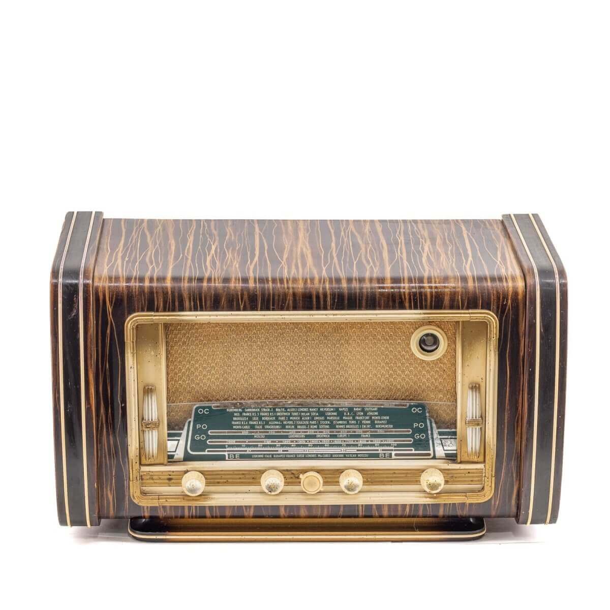 Radio Bluetooth Artisanale Vintage 50’S enceinte connectée bluetooth haut de gamme prodige radio vintage design