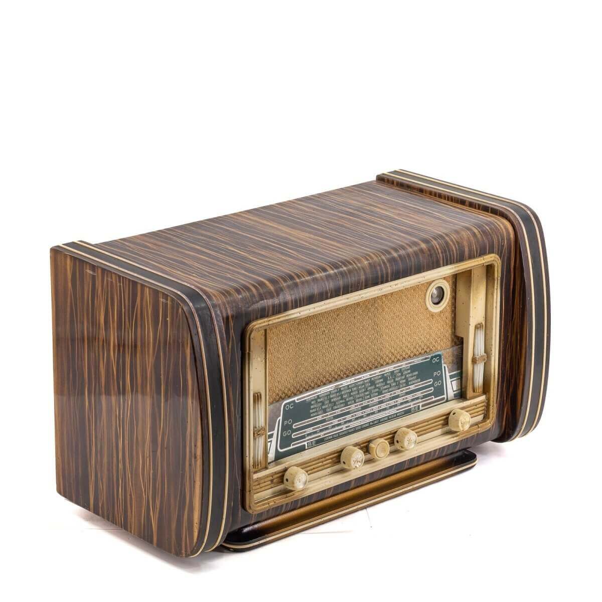 Radio Bluetooth Artisanale Vintage 50’S enceinte connectée bluetooth haut de gamme prodige radio vintage design