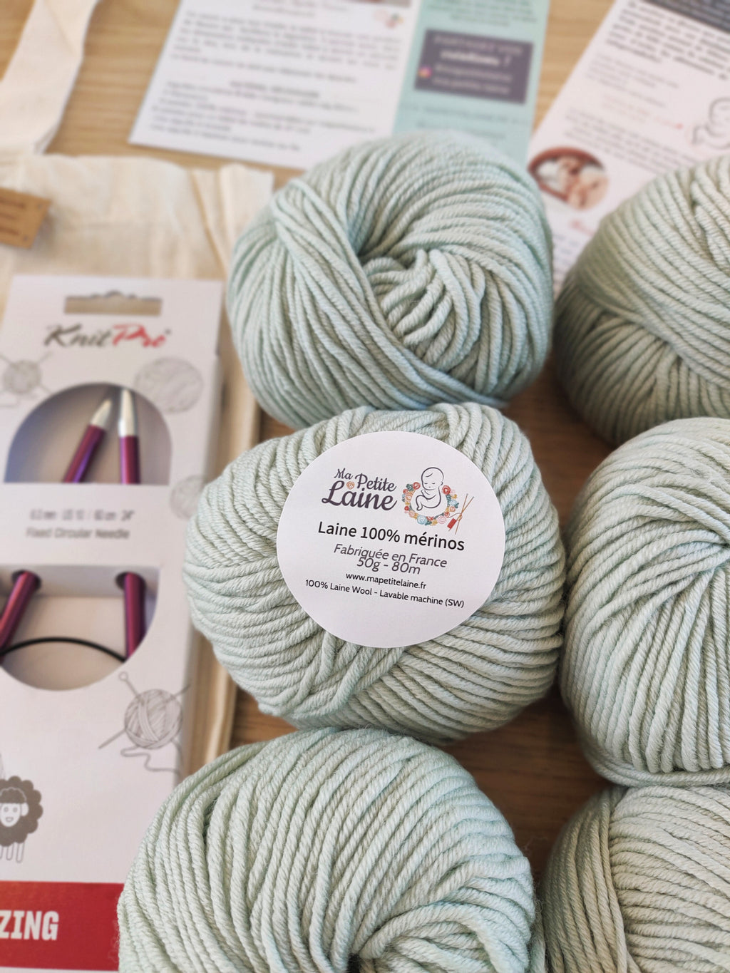 Kit "Je tricote mon cocon"