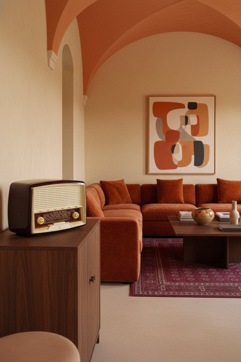 Radio Bluetooth Sonora Vintage 50's
