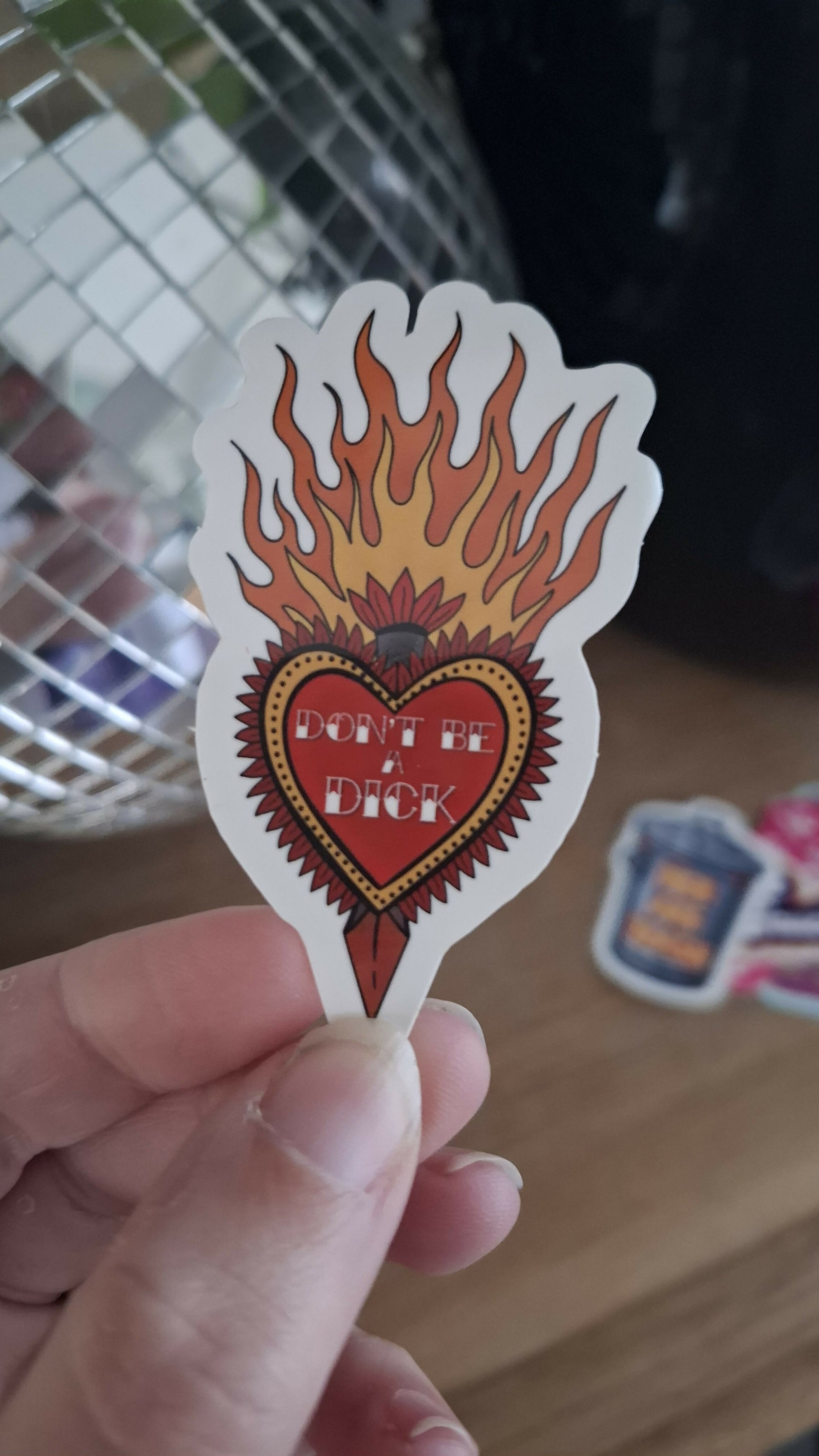 Sticker Don't be a dick