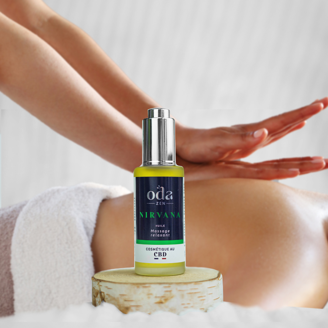 Huile de massage naturelle au CBD