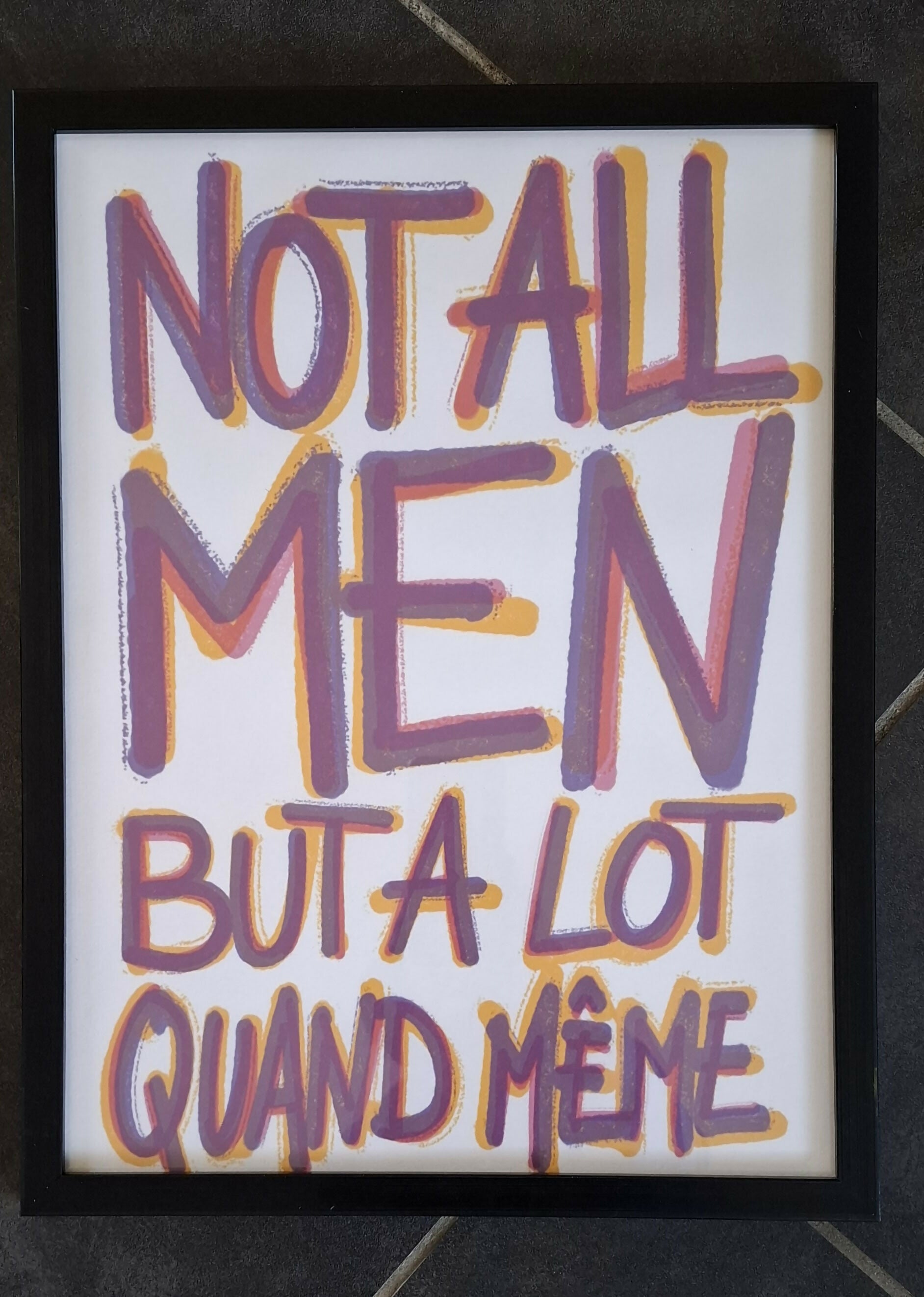 Affiche Not all Men