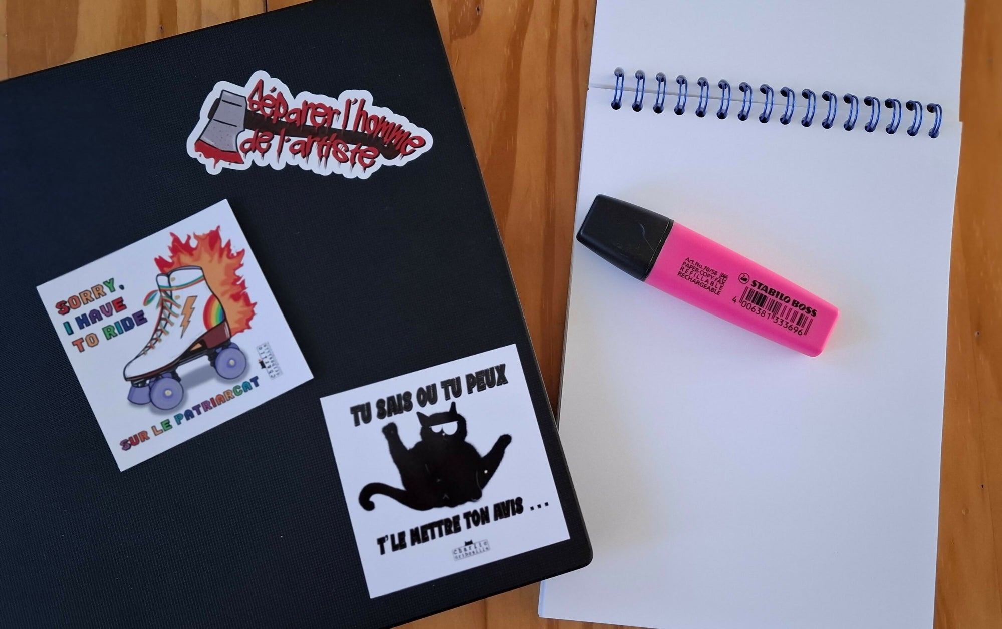 Sticker Tu sais où tu peux te le mettre ton avis