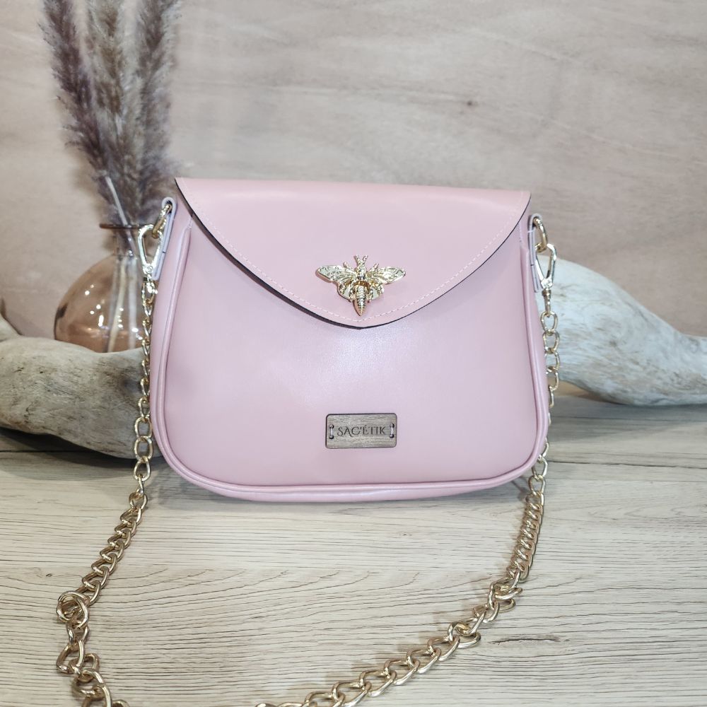 Sac Camélia en Apple Skin Rose