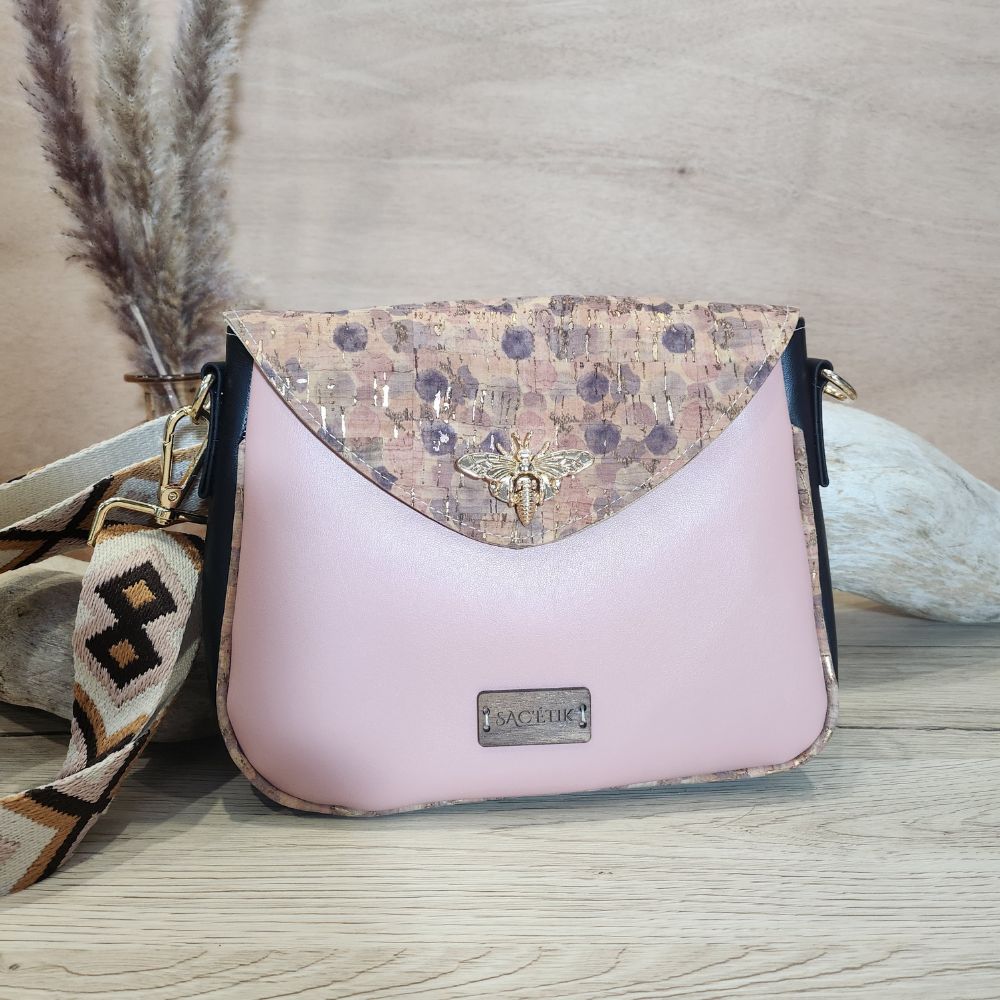 Sac Camélia en Apple Skin et Liège