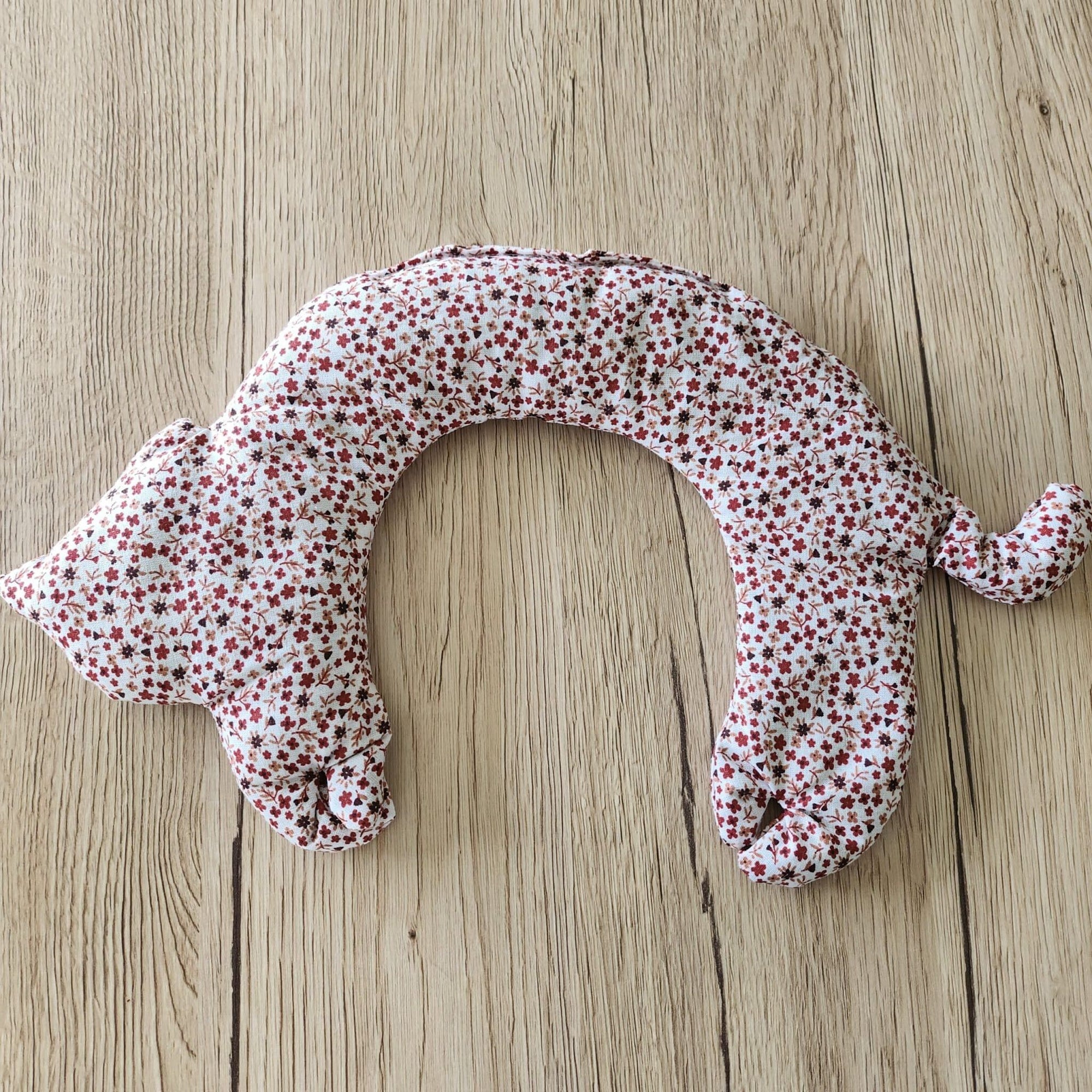 Bouillotte sèche pour les cervicales aux graines de Lin Bio en forme de chat