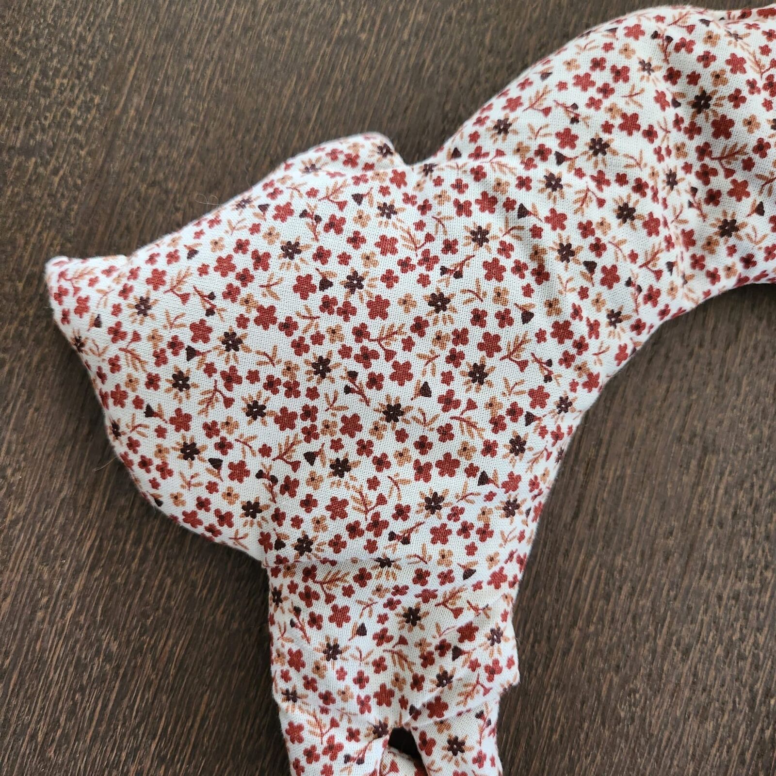 Bouillotte sèche pour les cervicales aux graines de Lin Bio en forme de chat