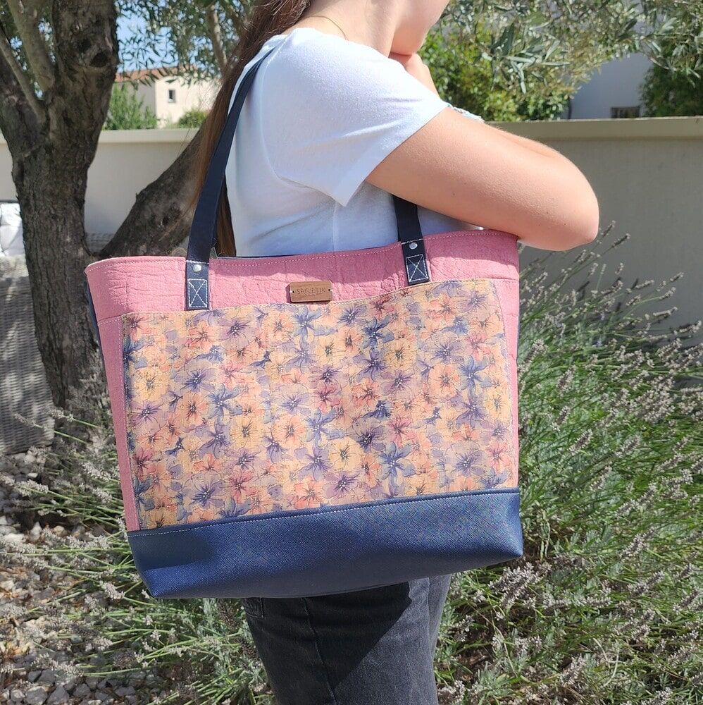 Sac Jasmin en Desserto ( cactus ), Piñatex et liège