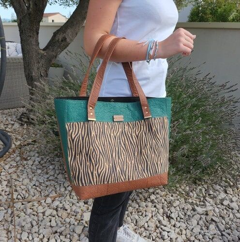 Sac Jasmin en Piñatex (Piñatex) et liège