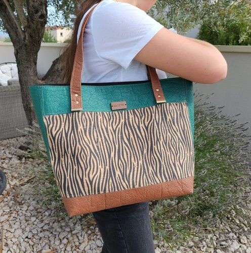 Sac Jasmin en Piñatex (Piñatex) et liège