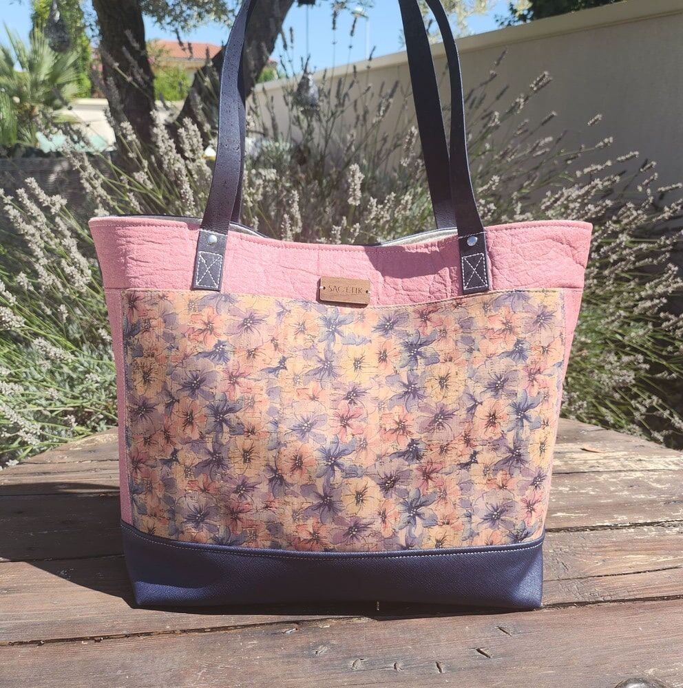 Sac Jasmin en Desserto ( cactus ), Piñatex et liège