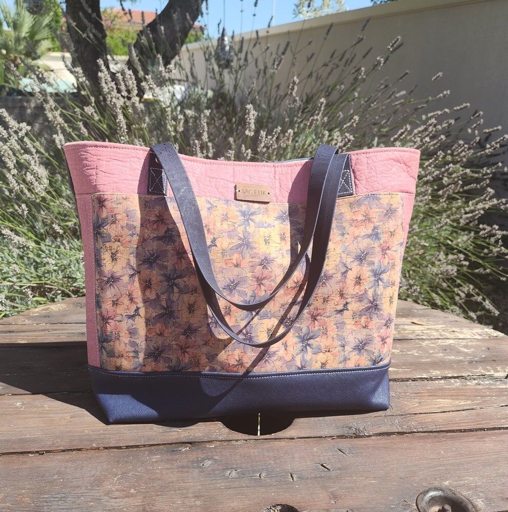 Sac Jasmin en Desserto ( cactus ), Piñatex et liège