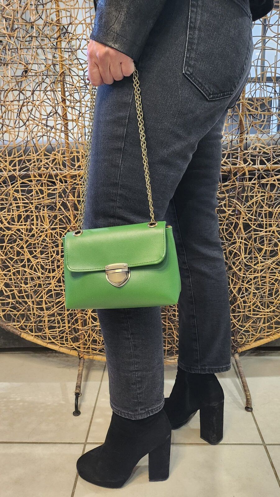 Sac Lys en Apple skin vert