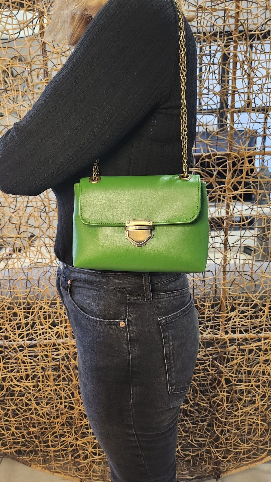 Sac Lys en Apple skin vert