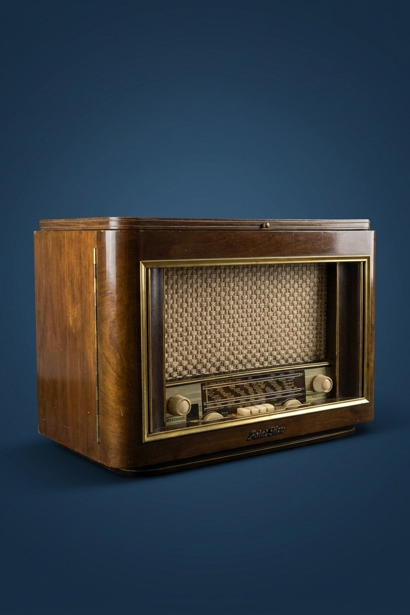 Radio Bluetooth Point Bleu Vintage 50’s