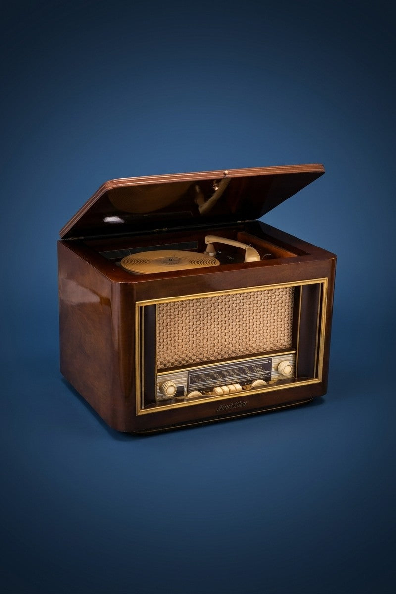 Radio Bluetooth Point Bleu Vintage 50’s