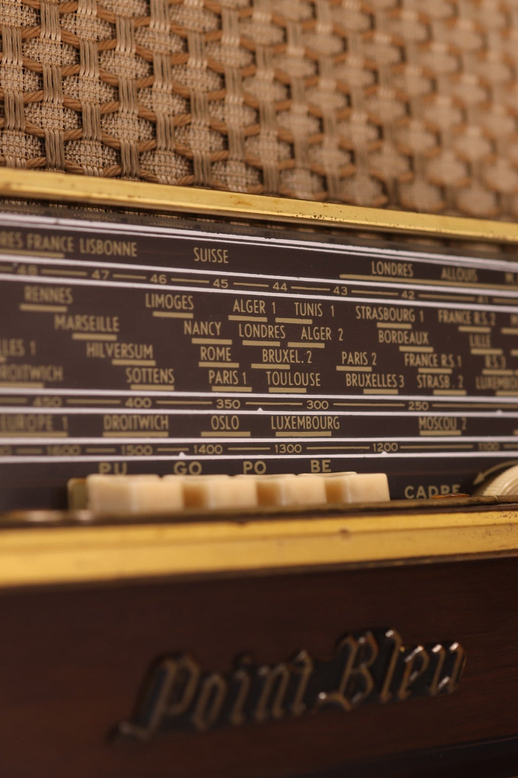 Radio Bluetooth Point Bleu Vintage 50’s