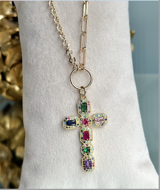 COLLIER PO CROIX MULTI