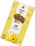 Tablette de chocolat au lait Pépites Rainbow - 100G - BIO