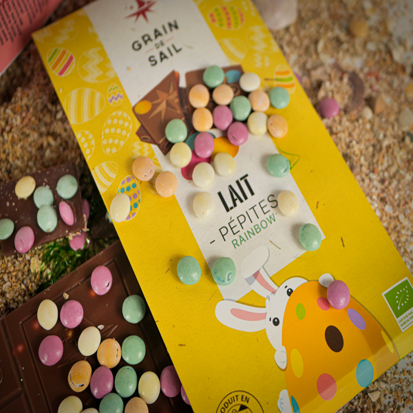 Rainbow Sprinkle Milk Chocolate Bar - 100G - ORGANIC