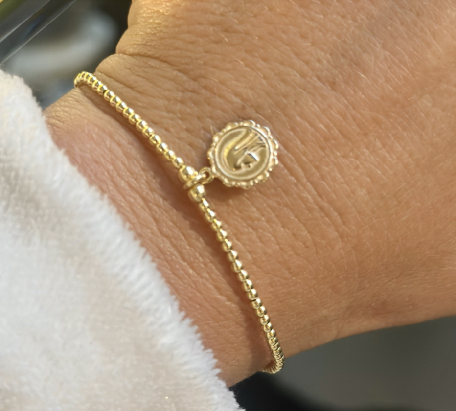 BRACELET PERLES PO VIERGE MADONNE RONDE
