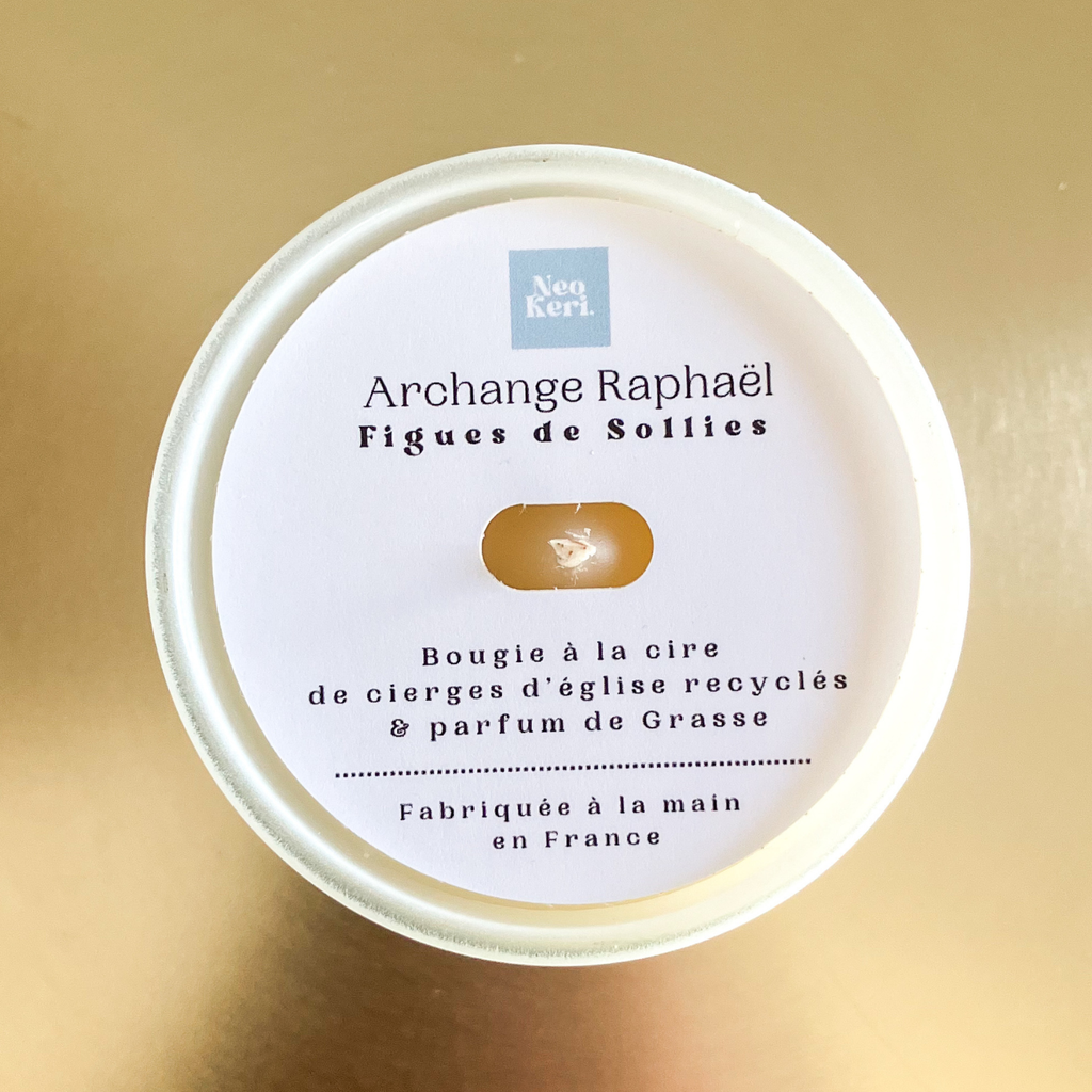 Bougie Archange Raphaël Néo Keri, parfum figue de Solliès