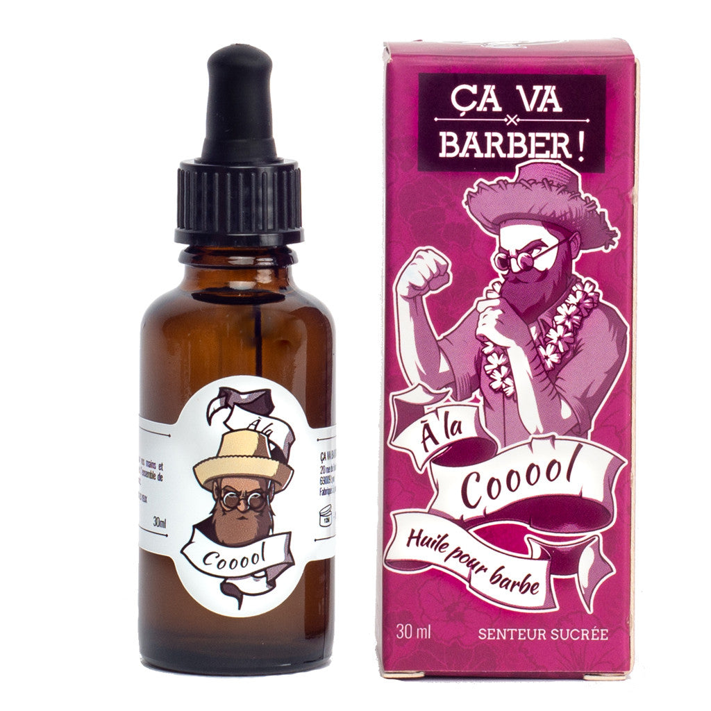 Huile pour barbe "à la cool" 