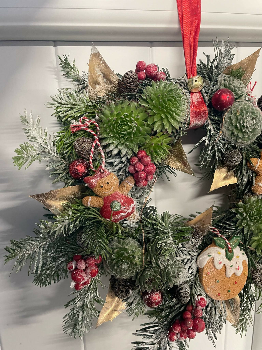 Couronne de Noël 25 cm de diamètre