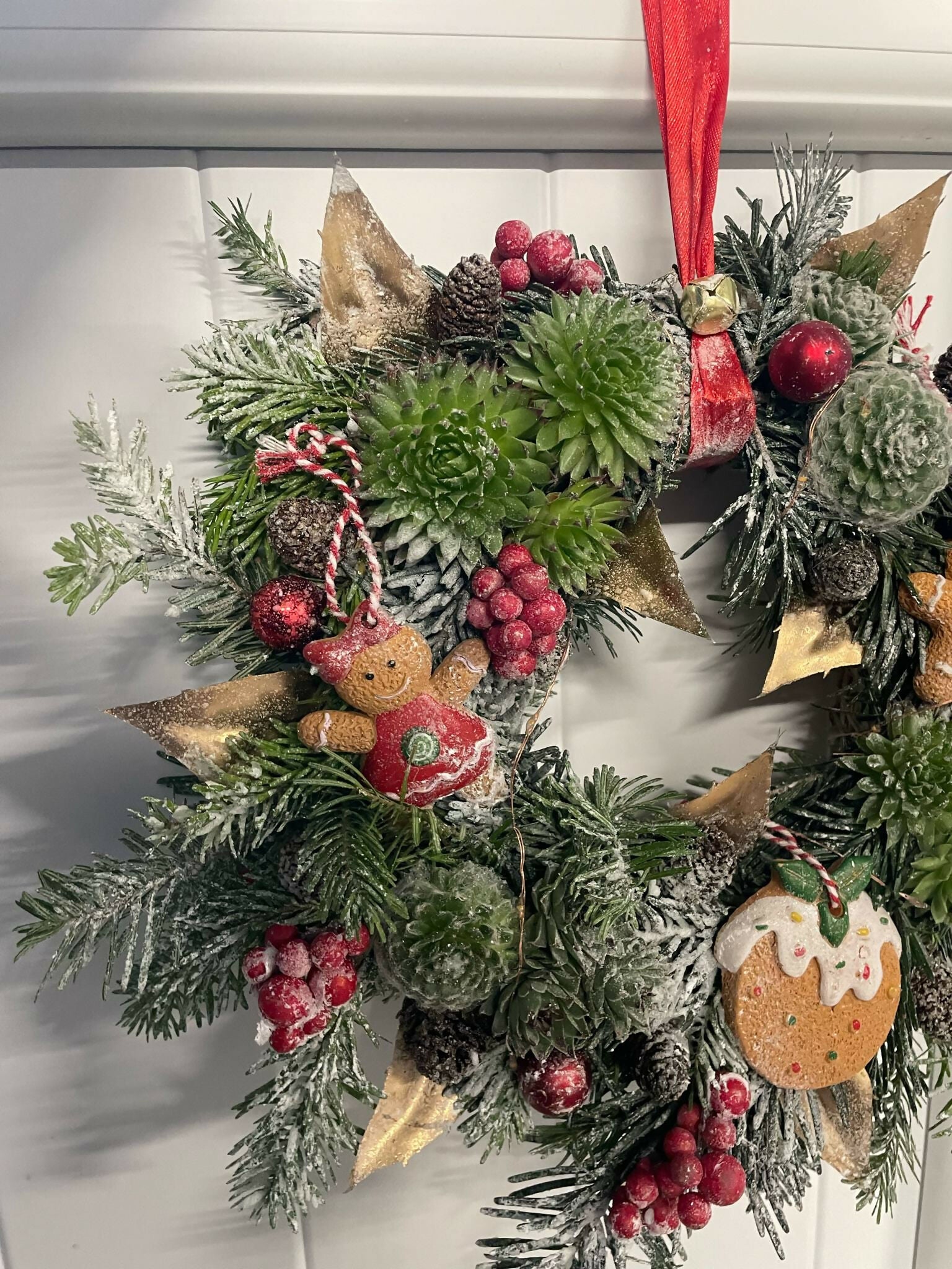 Couronne de Noël 25 cm de diamètre